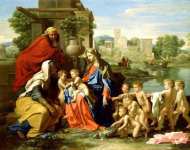 Святое семейство со св.Елизаветой и юным Иоанном Крестителем